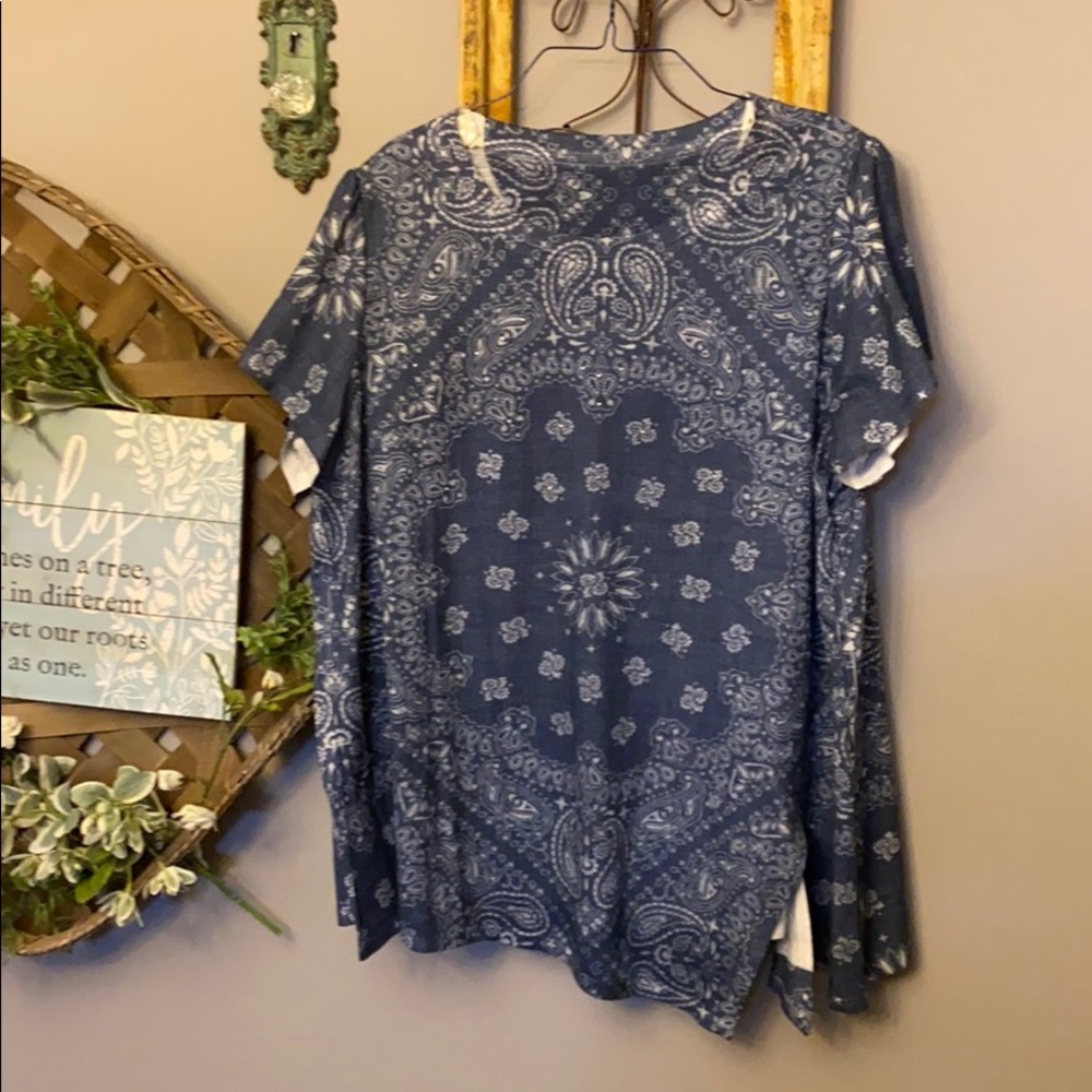 Bandana Western Country All Over Print Top